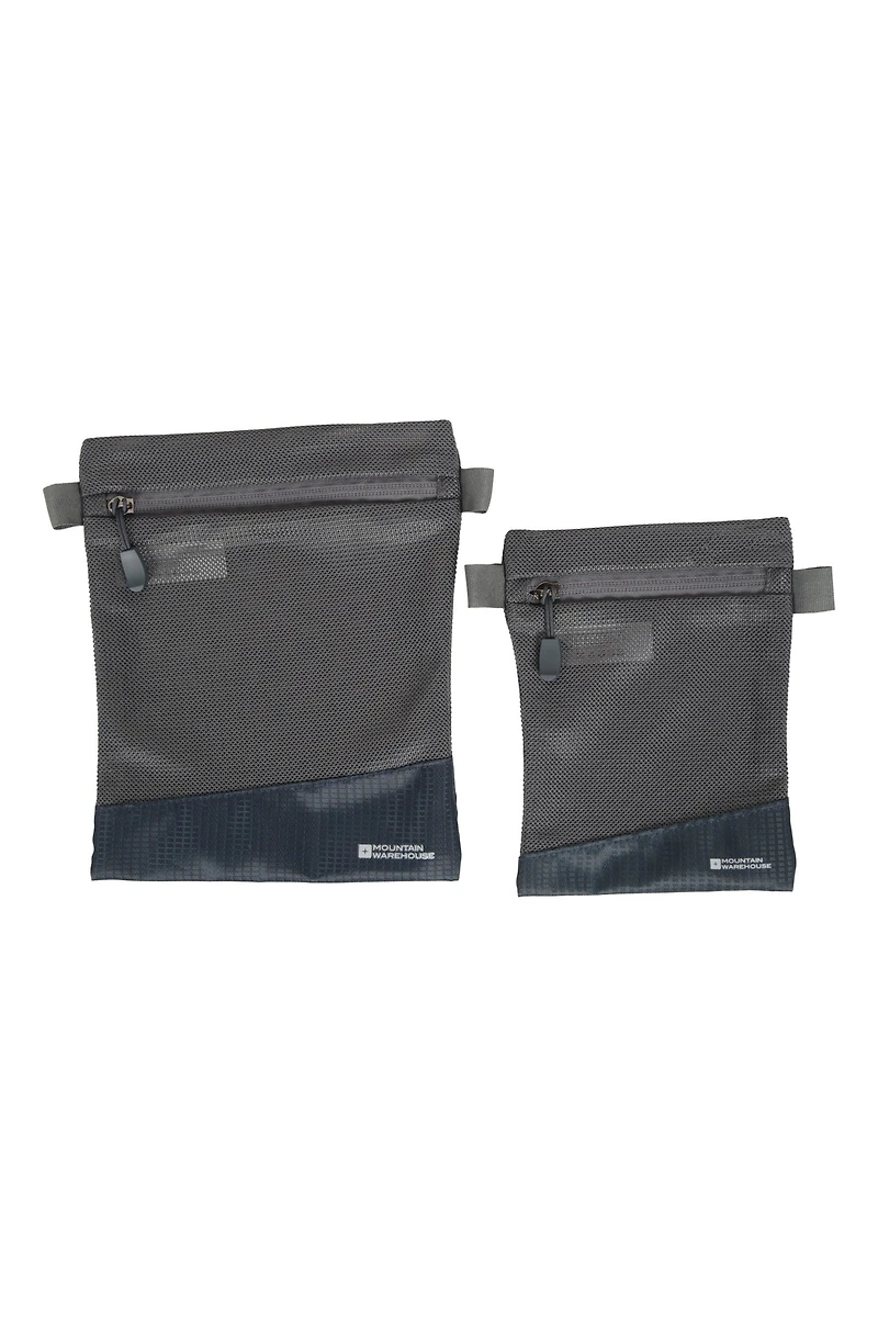Rectangle Mesh Travel Bags - 2 Pack