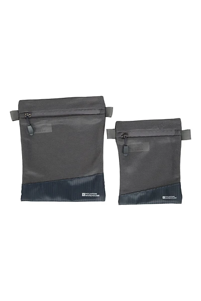Rectangle Mesh Travel Bags - 2 Pack