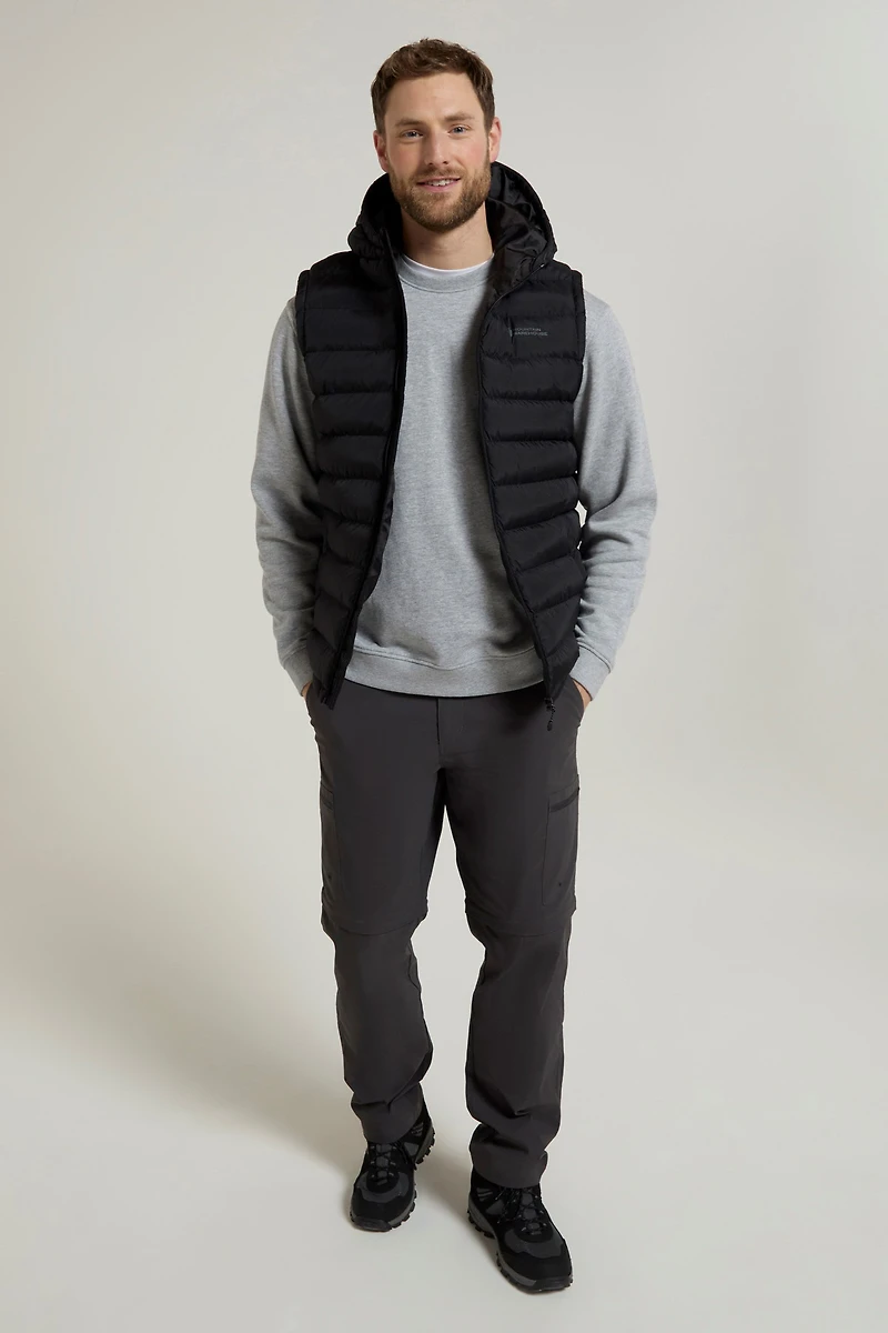 Seasons Mens Hooded Insulated Vest