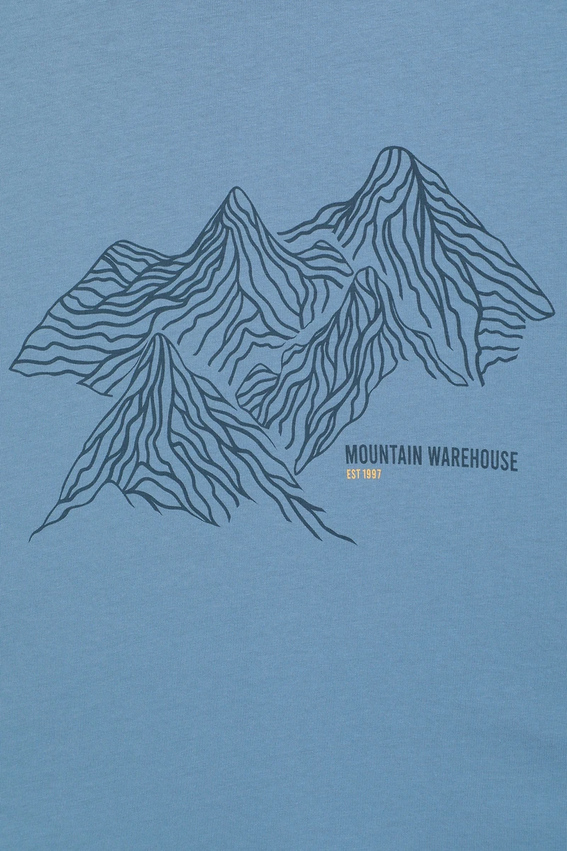 Tonal Mountain Mens T-Shirt
