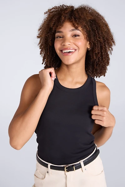 Ribbed Womens Tank Top