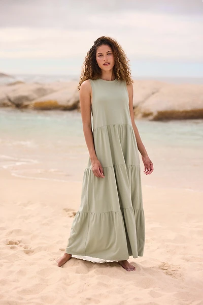 Womens Jersey Maxi Dress
