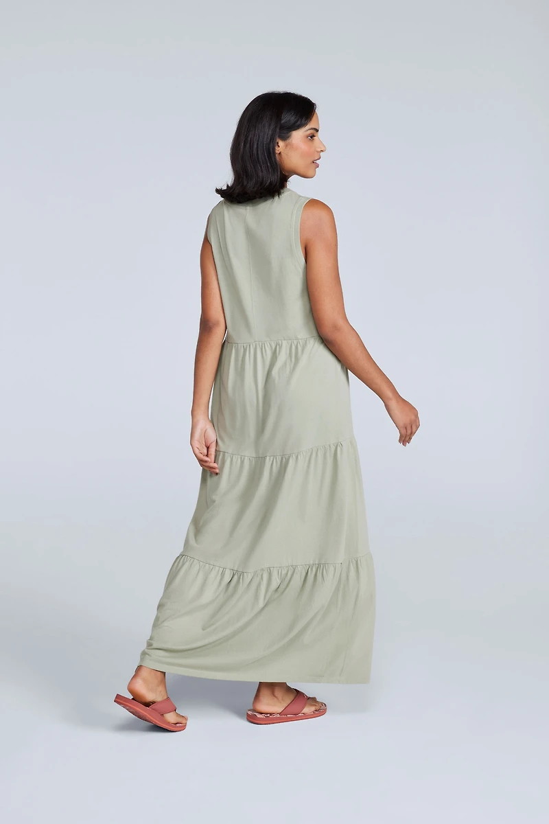 Womens Jersey Maxi Dress