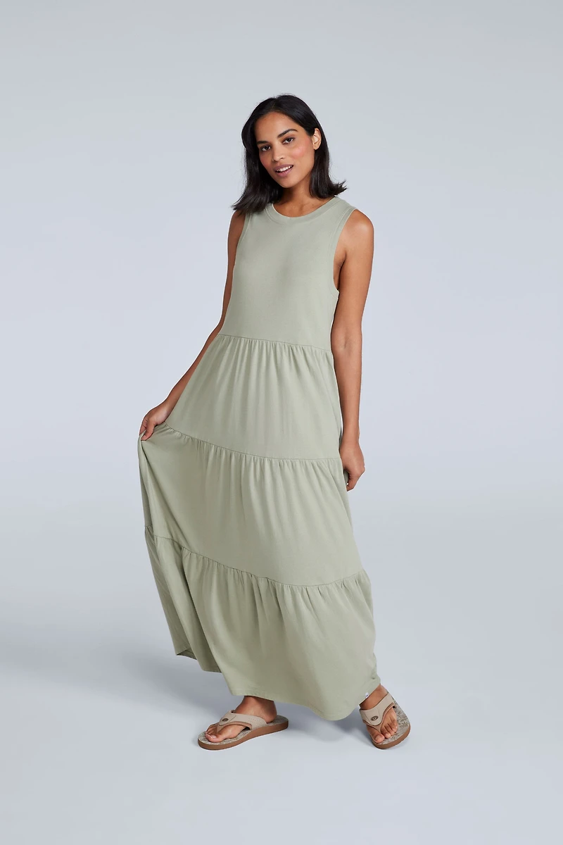 Womens Jersey Maxi Dress