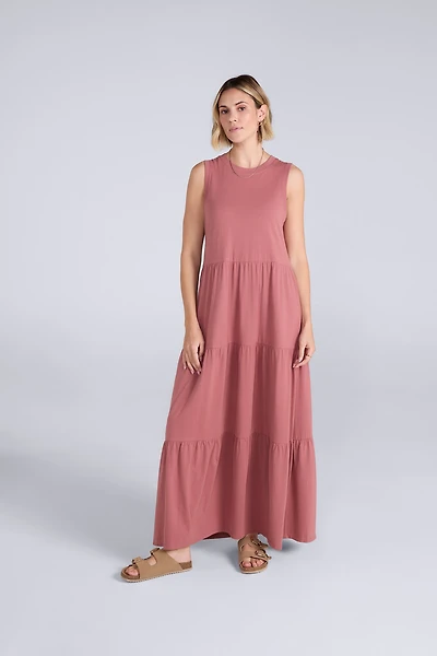 Womens Jersey Maxi Dress