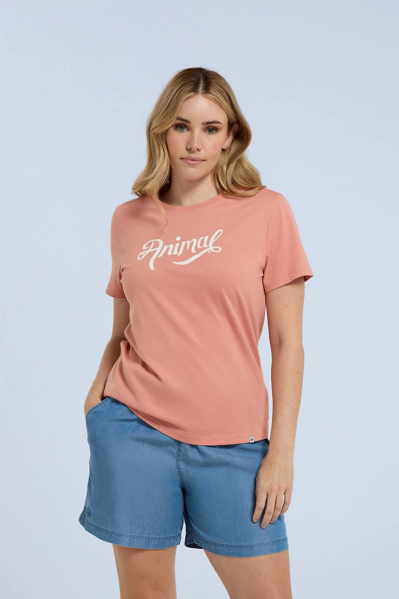 Marina Womens Script Logo T-Shirt