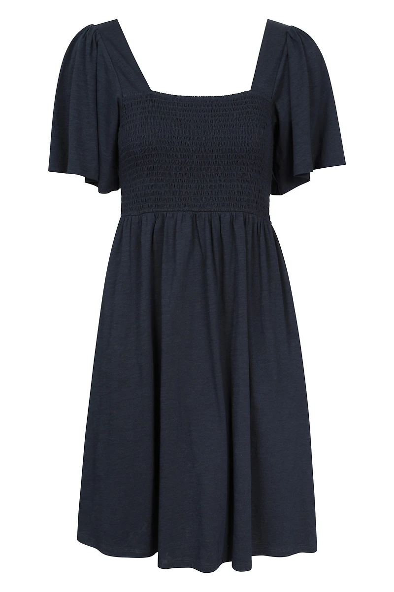 Hydra Womens Shirred Dress