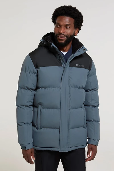 Snow Sherpa Lined Mens Padded Jacket