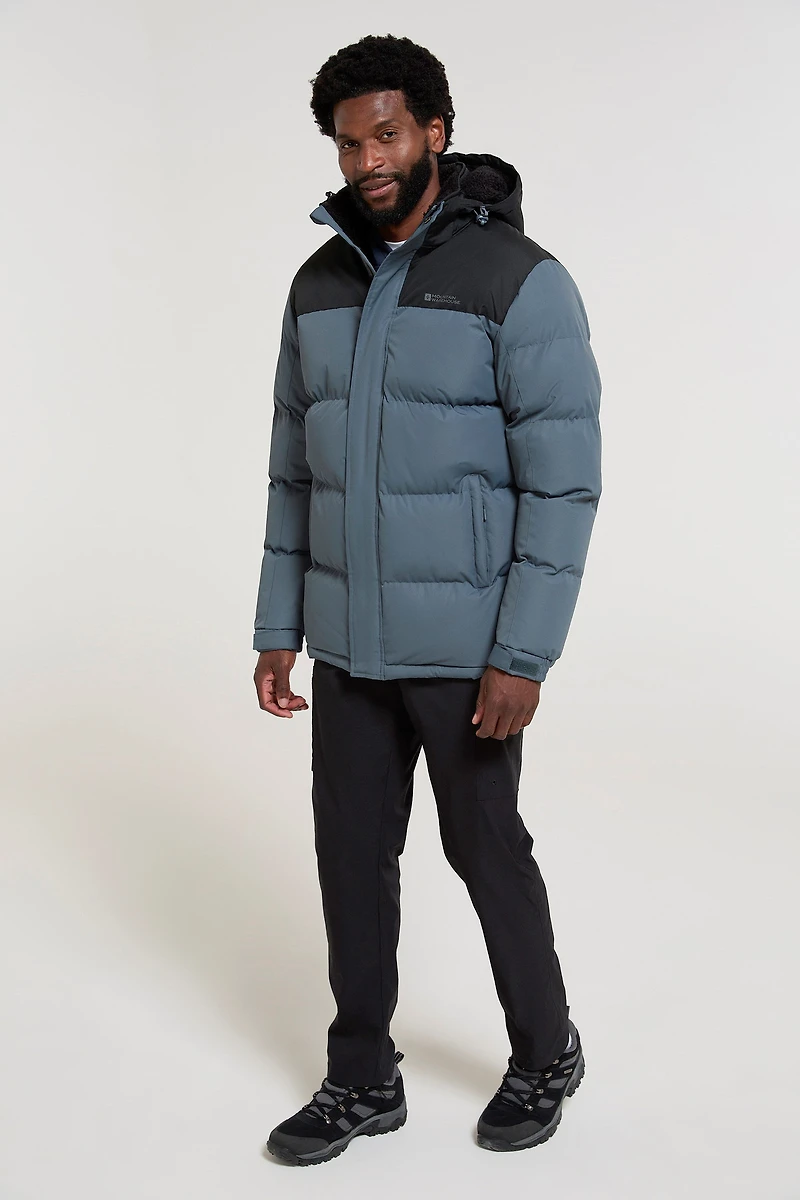 Snow Sherpa Lined Mens Padded Jacket
