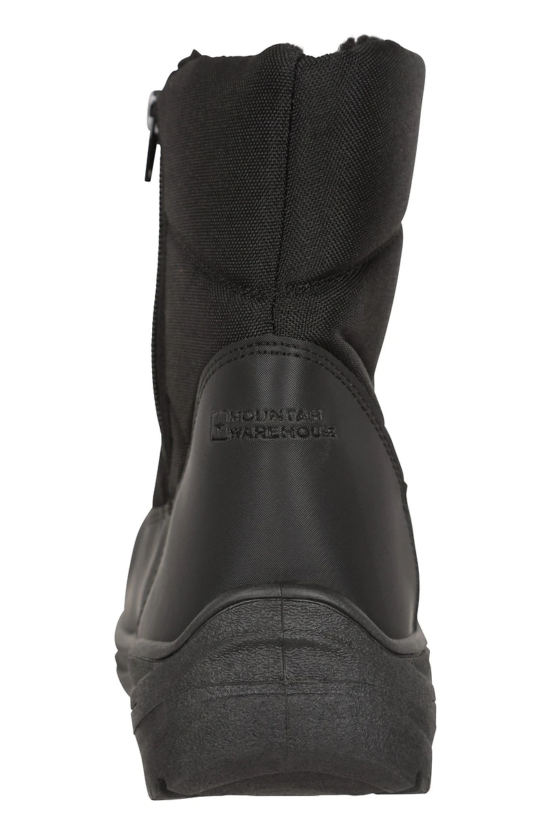 Icey Womens Short Fleece Lined Snow Boots