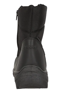Icey Womens Short Fleece Lined Snow Boots