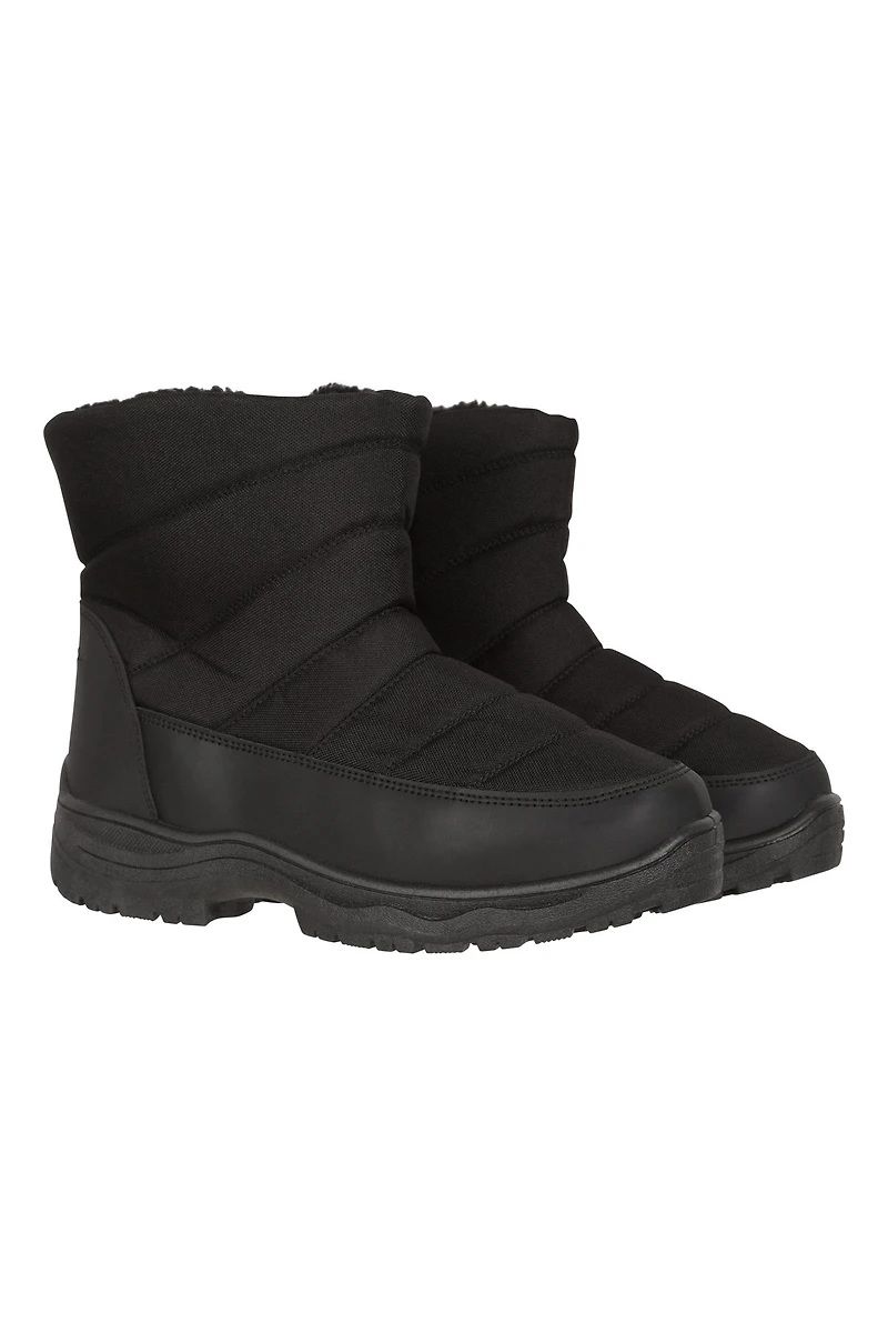 Icey Womens Short Fleece Lined Snow Boots