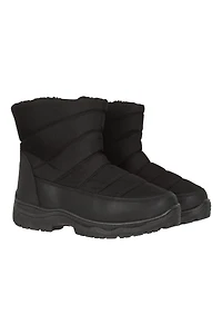 Icey Womens Short Fleece Lined Snow Boots