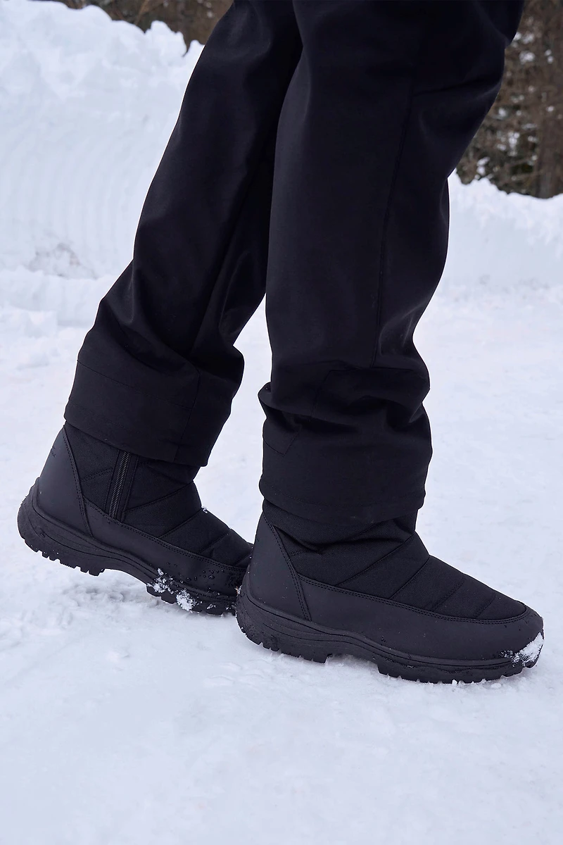Icey Womens Short Fleece Lined Snow Boots