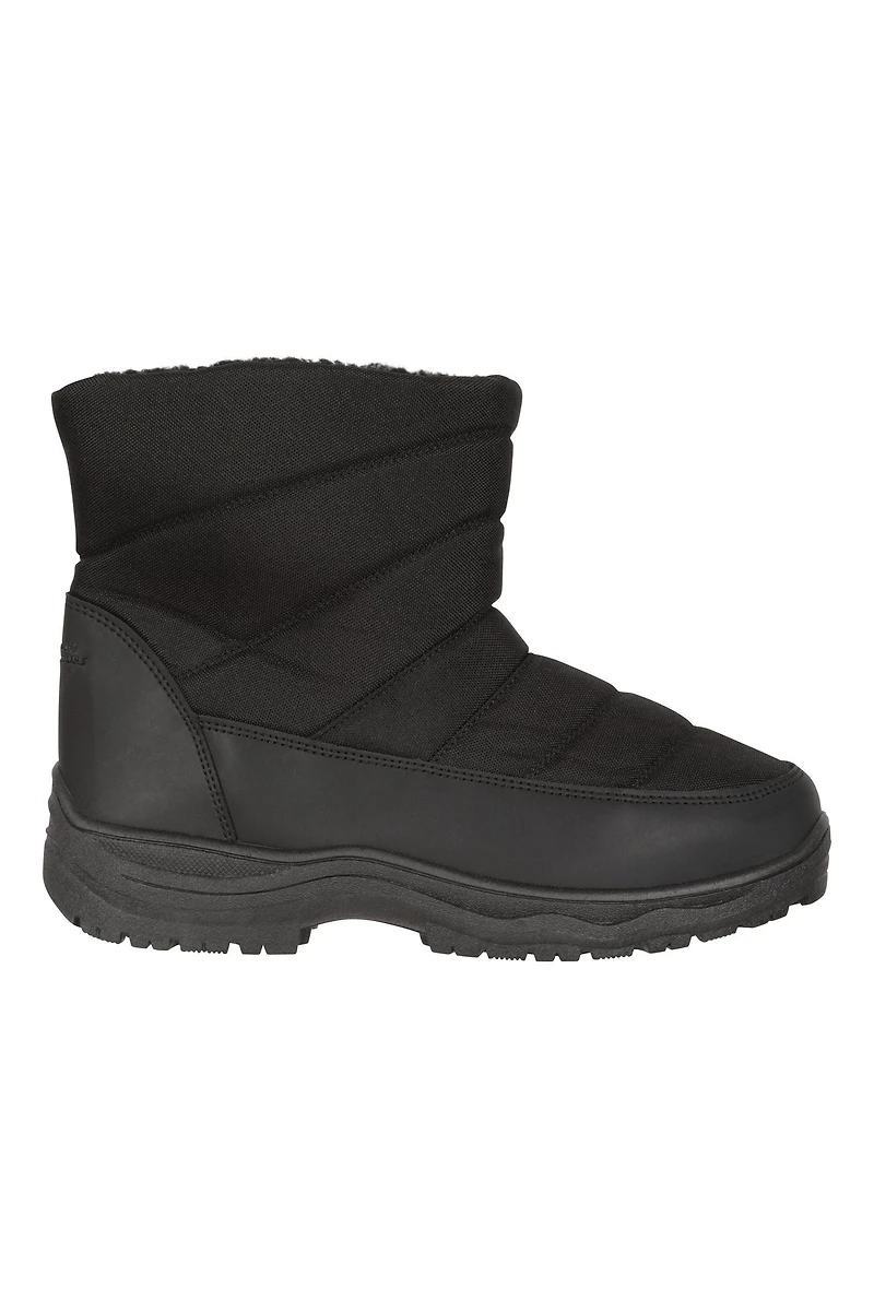Icey Womens Short Fleece Lined Snow Boots