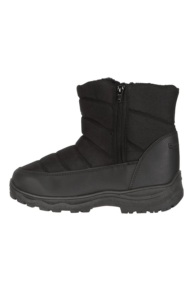 Icey Womens Short Fleece Lined Snow Boots