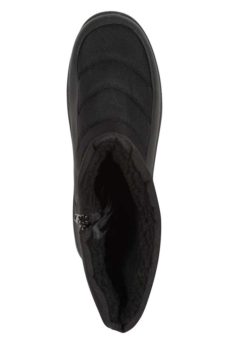 Icey Womens Short Fleece Lined Snow Boots