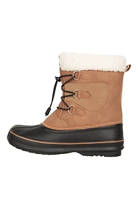 Casual Kids Adaptive Lace Up Snow Boot