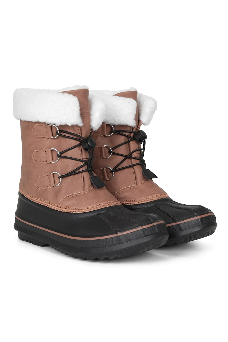 Casual Kids Adaptive Lace Up Snow Boot