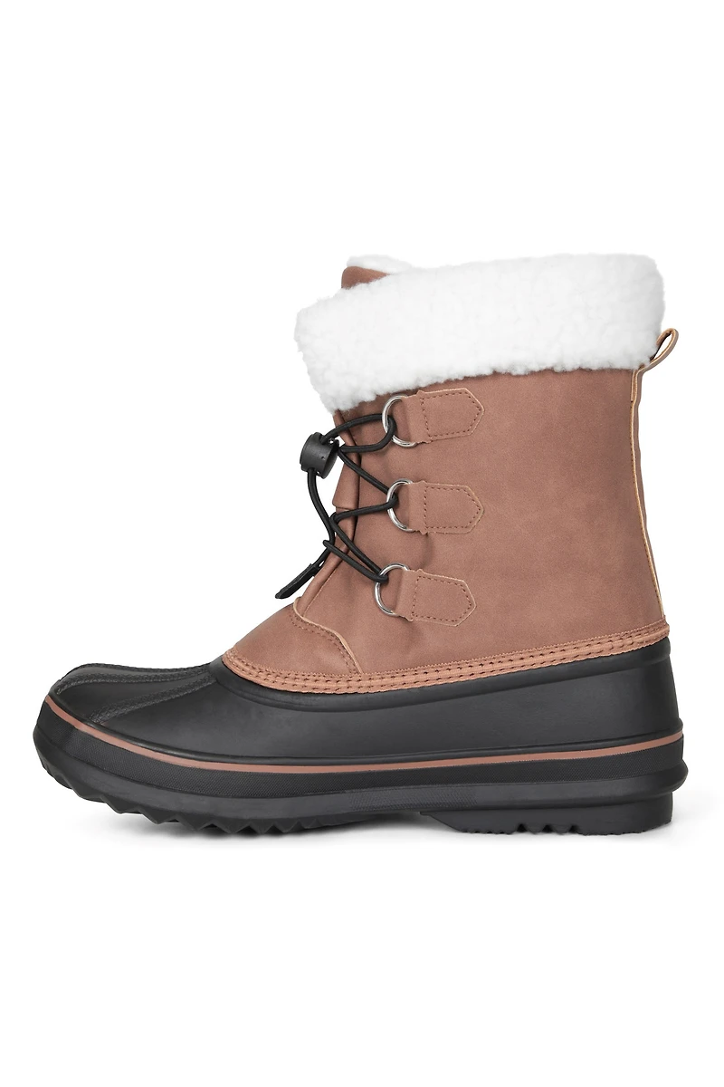 Casual Kids Adaptive Lace Up Snow Boot