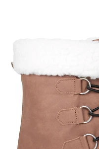 Casual Kids Adaptive Lace Up Snow Boot
