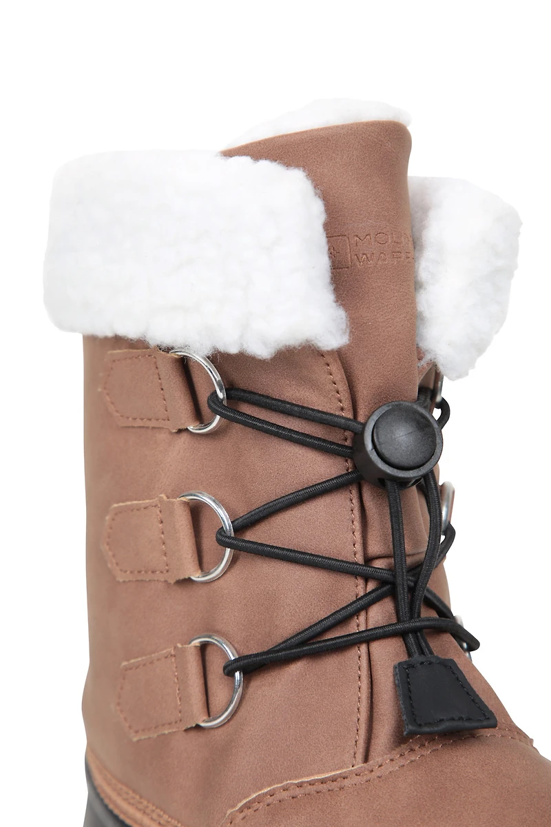 Casual Kids Adaptive Lace Up Snow Boot