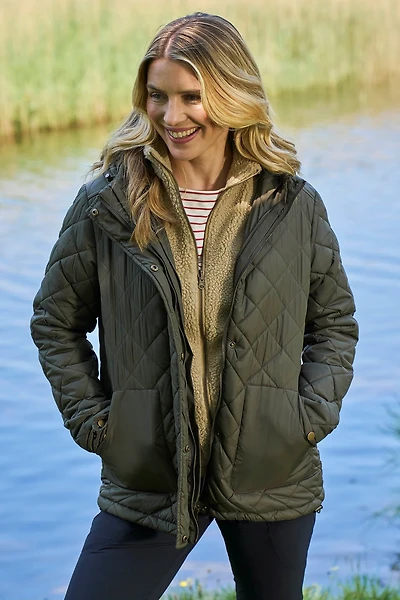 Nebraskan Womens Borg 3 1 Jacket