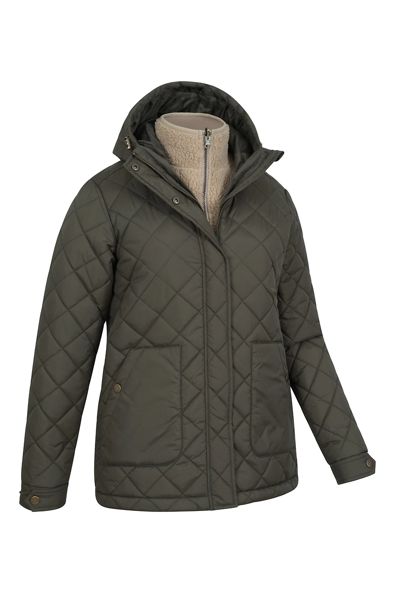 Nebraskan Womens Borg 3 1 Jacket
