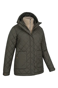 Nebraskan Womens Borg 3 1 Jacket