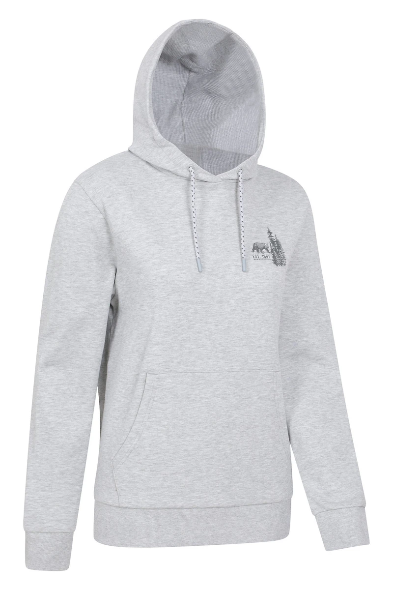 Forest Bear Womens Jersey Hoodie