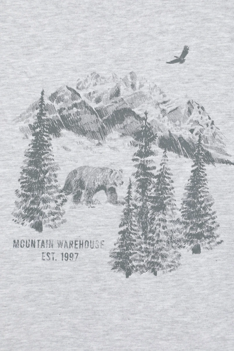 Forest Bear Womens Jersey Hoodie