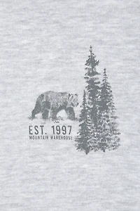 Forest Bear Womens Jersey Hoodie