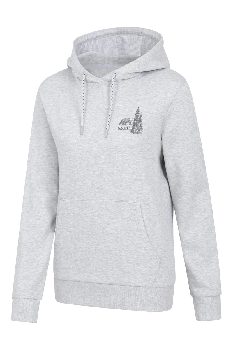 Forest Bear Womens Jersey Hoodie