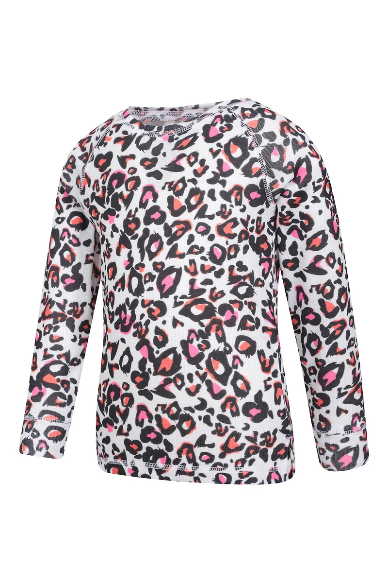 Talus Printed Kids Baselayer Top