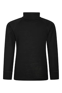 Merino Kids Roll Neck Base Layer Top
