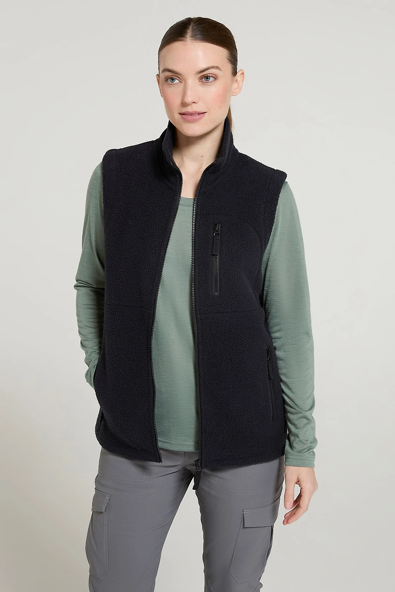 Buxton Womens Borg Gilet