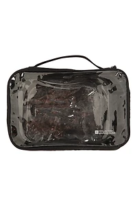 Clear Travel Cases 3-Pack