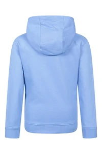 Chest Embroidery Kids Full-Zip Hoodie