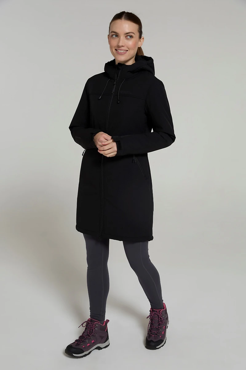 Fern Womens Longline Softshell Jacket