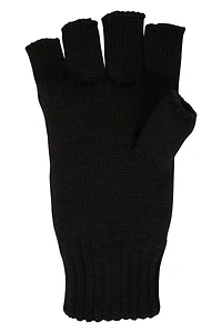 IsoTherm Fur Lined Fingerless Knitted Gloves