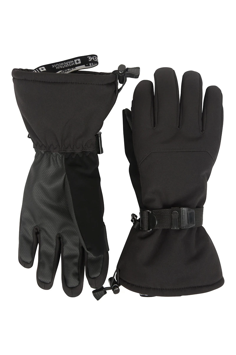 Extreme Mens Waterproof Softshell Ski Gloves