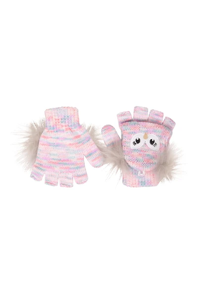 Owl Kids Knitted Gloves