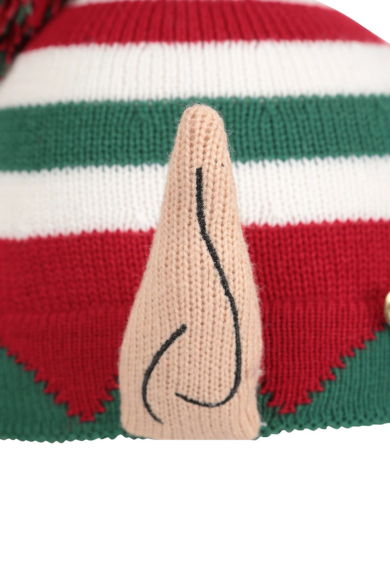 Xmas Elf Kids Pom Beanie