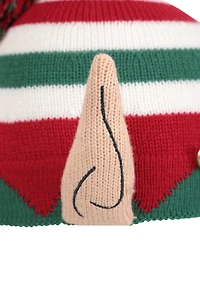 Xmas Elf Kids Pom Beanie