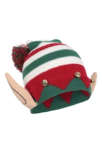 Xmas Elf Kids Pom Beanie