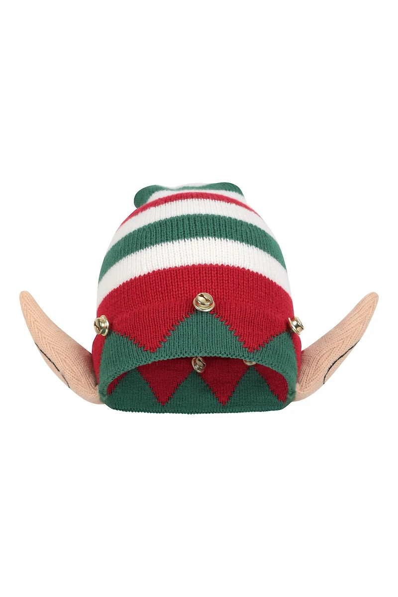 Xmas Elf Kids Pom Beanie