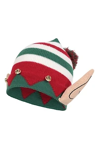 Xmas Elf Kids Pom Beanie