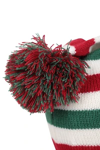 Xmas Elf Kids Pom Beanie
