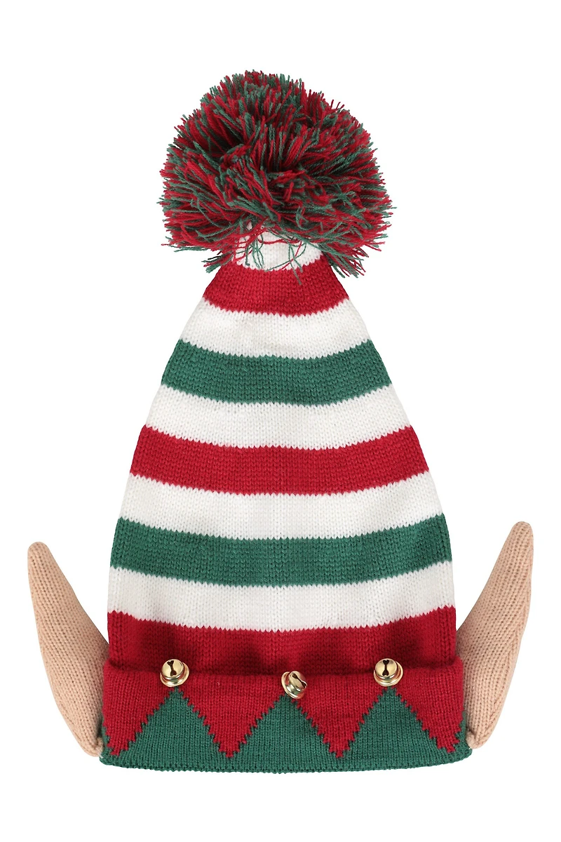 Xmas Elf Kids Pom Beanie
