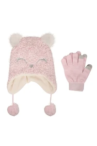 Cozy Kids Trapper Hat & Gloves Set